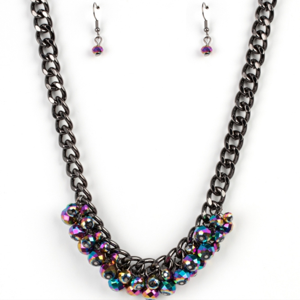 Galactic Knockout Necklace Set and Bracelet